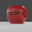 low-3.png Lowpoly And Normal Version of Pokeball penstand / Vase Collection