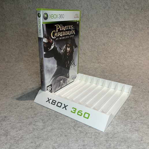 Games stand holder for 10 games Xbox 360