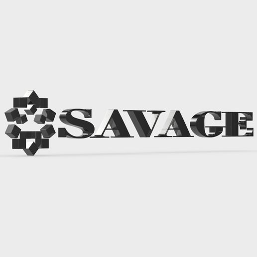 savage logo - 3D model önizlemesi