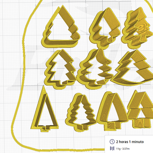 Screenshot_574.png Descargar archivo Polymer clay cutters / pine shape / 10 models 2 cm-2.5 cm-3.5 cm long / Lorren3d • Diseño para imprimir en 3D, lorren3d