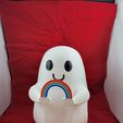 Rainbow.jpg Cute Ghost 3D Model with Interchangeable Magnetic Arms