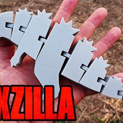 Flexzilla cover.jpg STL-Datei Flex - Zilla kostenlos・Design für 3D-Drucker zum herunterladen