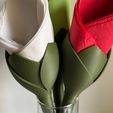 Foto-Etsy5.jpg Tulip | 3D napkin holder | Digital Files | 3D flower | 3D digital file | 3D stl file | 3D model STL | napkin | 3D bouquet