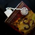 targ_banner_03.jpg Lithophane BookMark Game of Thrones Targaryen