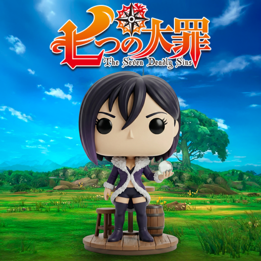 Merlin - Seven Deadly Sins (Nanatsu no Taizai) - Funko Pop Style 3D Print Model