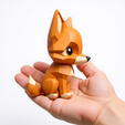 2.png Foxy | Low Poly Multicolore