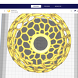 CE3_sphere-bulb-lamp-Ultimaker-Cura-4_6_2023-7_03_33-PM-2.png Voronoi sphere bulb lamp. Lamp shade. Transformer lamp.