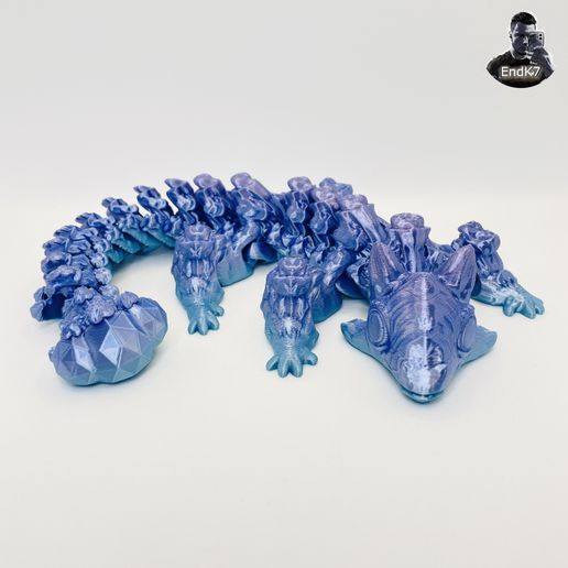 👶 Baby Favorite Dragon - ARTICULATED TOY - PRINT IN PLACE - NO SUPPORTS ...