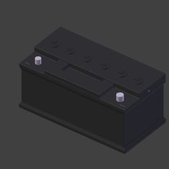 batterie3.jpg Fichier OBJ batterie automobile・Modèle imprimable en 3D à télécharger, baudrymichael