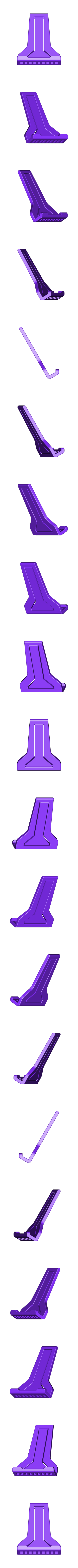 Iphone-stand two pieces.STL Мини-подставка для сотового телефона - складная - версия II