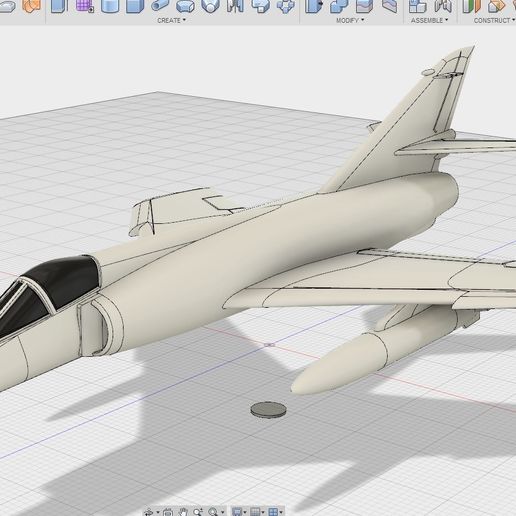 1.jpg Télécharger fichier STL maquette Dassault Super Etendard • Modèle imprimable en 3D, guaro3d