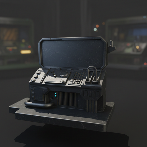 Sci-Fi Control Console