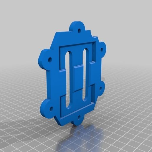 🚁 Hexacopter - Fuselage parts - centerplate v1.0・Free 3D File for ・Cults