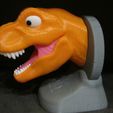 Bust-T-Rex-3.jpg Bust T-Rex Articulated (Easy print and Easy Assembly)