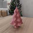 HighQuality4.png 3D Christmas Tree Pack For Decor 4 Piece with 3D Stl Files & Christmas Gift, 3D Printing, Christmas Decor, 3D Printed Decor, Christmas Kits