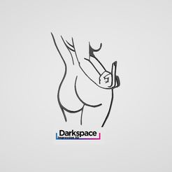 doigt-girl.jpg Archivo STL Arte de pared Finger Girl・Objeto imprimible en 3D para descargar