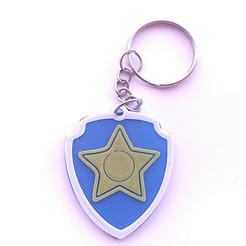 paw-patrol-chase.png 3MF file Pack 3 Keychain PAW Patrol Sky chase/Pack 3 Keychain PAW Patrol Sky chase・3D printing model to download