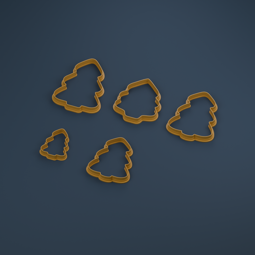 Rounded Christmas Tree Cookie Cutter