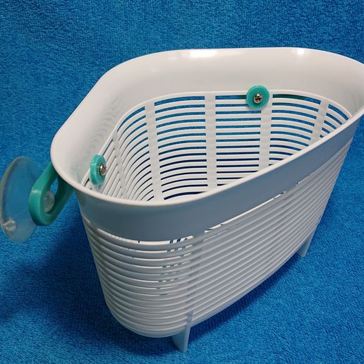 - 三角コーナー固定具（吸盤式）Corner Basket Holder – Suction Type