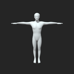 STL file Female Body Base Mesh 14 ♀️・3D printing idea to download・Cults