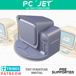 Jet_art.png Файл STL ПК "JET"・3D-печать дизайна для загрузки