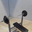 20180603_162230.jpg Weight Bench and Weights (1:18 scale)