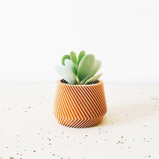 MODERN GEOMETRIC PLANT POT STL File for Cults