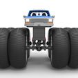 7.jpg Diecast vintage Monster Truck mit Doppelrädern Maßstab 1:25