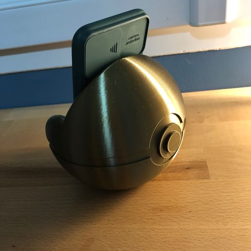 Poké Ball style phone holder 3D model