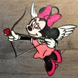 Minnie-arc.jpg Set of 4 Disney Love ornaments