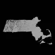 il_1140xN.5208239939_3xr4.webp Topographic Map of Massachussetts – 3D Terrain