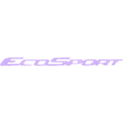 Ecosport Logo Solo.stl Insignia Ecosport