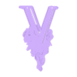 VALENTINOS GANG LOGO.stl CYBERPUNK 2077 VALENTINOS GANG LOGO