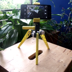 Capture d’écran 2018-07-06 à 14.38.14.png STL-Datei Tripod for smartphone 100% printable kostenlos・3D-Druck-Modell zum herunterladen