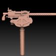 m1919-wip-4.jpg M1919 Browning 30 cal Machine Gun Royalty Free Version