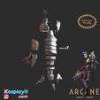 1_F-18.png Jinx Arcane Shark Gun 3D Model Digital File - League of Legends Cosplay- Jinx Cosplay - Jinx Arcane Cosplay - Fishbones - Jinx Shark Bazooka