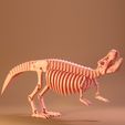微信图片_20230509122907.jpg STL file Fully Articulated Dinosaur Skeleton Model・Design to download and 3D print