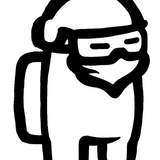 cutter among us - 3D model önizlemesi