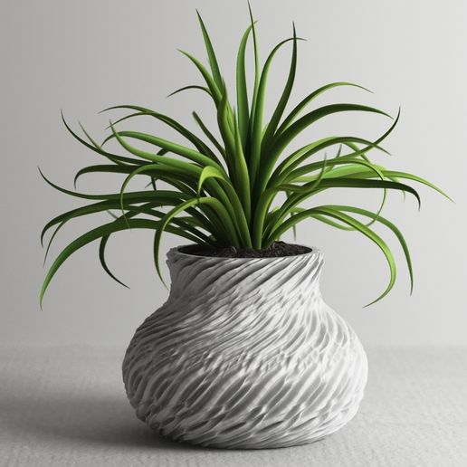 3D Printable Vase - Flower Pot / Planter g347