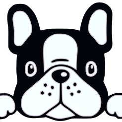 magnet-chien-v5.png Free STL file Dog magnet badge v5・3D printing template to download, jpgillot2
