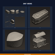 03_angles.png Коллекция шкатулок и хранилищ - 6 моделей STL Bundle
