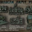 ~~ 5 ore Ballgame Caen. ayers and 2 spectators) TARASCAN ARMY PACK (+30 PRESUPPORTED MODELS)