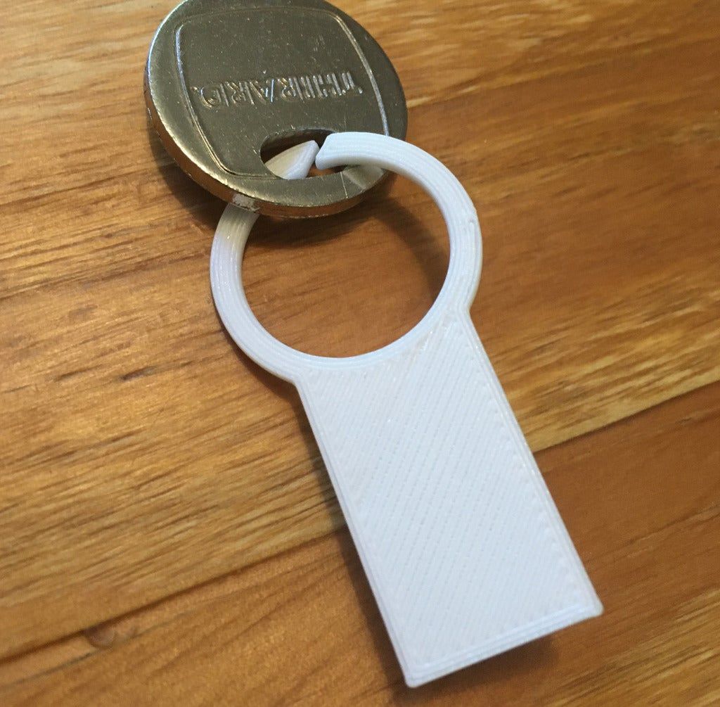 Download free STL file Simple Key Ring • 3D printable design ・ Cults