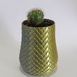 IMG20230907103337.jpg Dragon Scale Planter / Aluminum Can Planter / Vase Mode / Functional Vase
