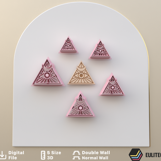 POLYMER CLAY CUTTERS/EULITEC.COM/CC/COPYRIGHTED LICENSE 3D model