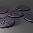 80mm-stoney-overview.png 5x 80mm round bases with stoney ground (+topper)