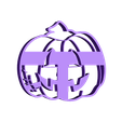 tekvica_f.STL STL file Pumpkin cookie cutter - size 10cm・3D printable model to download