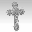 jesus_12.jpg Jesus on the cross Benedictine Medal 3D model
