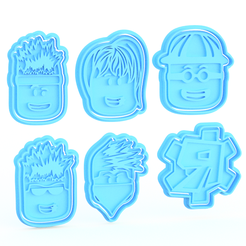 Screenshot_1.png 3D file Roblox cookie cutter set of 6・Template to download and 3D print, roxengames