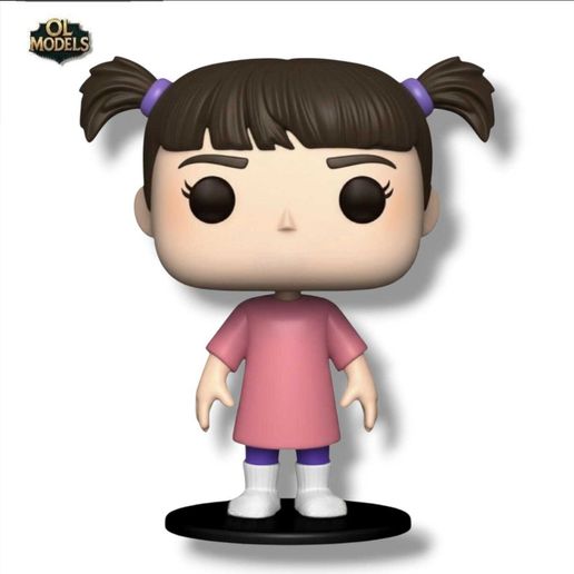 Boo Mary Gibbs Chibi Figure Monsters Inc 3D Model STL File for 3D  printingCults